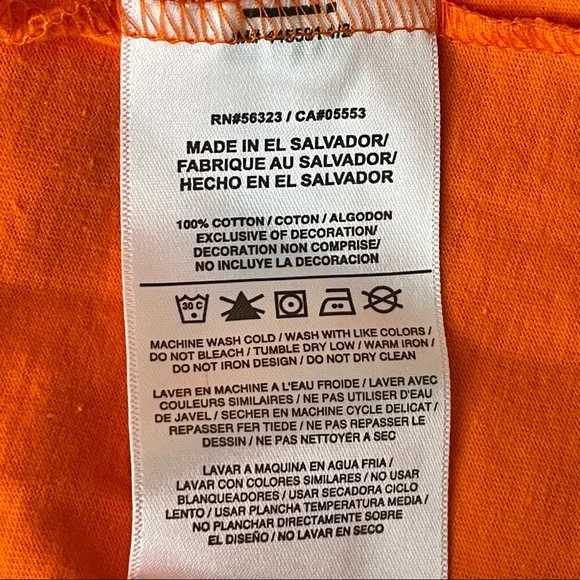 NIKE MLB DETROIT TIGERS BASEBALL ATHLETIC T-SHIRT ORANGE BLUE MEDIUM - Picture 7 of 7